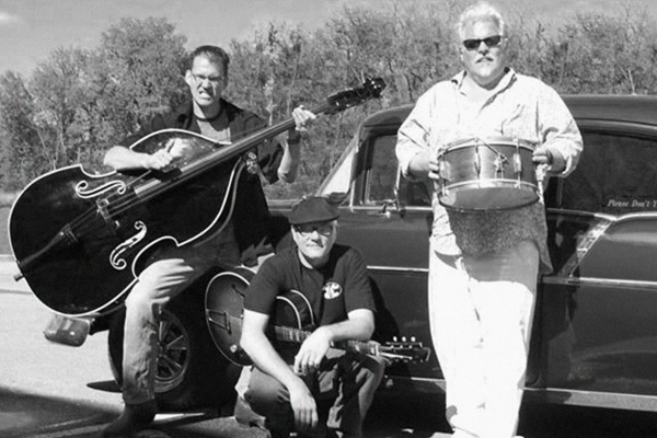 Wild Cat Daddies promotional photo circa 2009 with Tim Overshiner, Steve Andsager, and Joe Aguirre. 